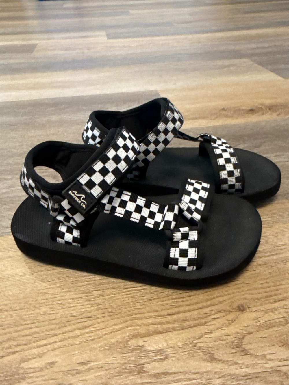 Surfside co checkered shoes
